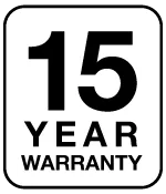 15 year warranty